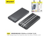 AWEI power bank con doppio cavo