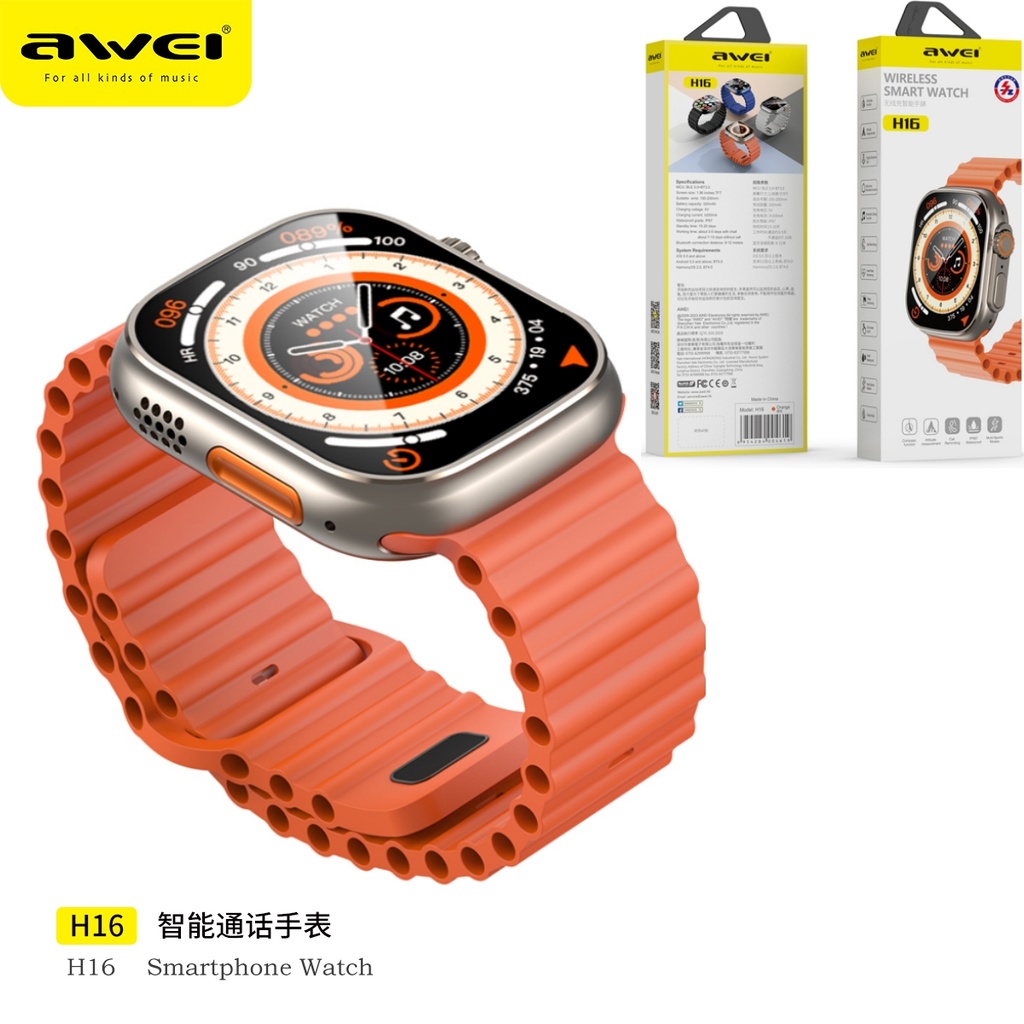 AWEI H16-OG Smartwatch con Chiamata