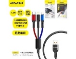 AWEI CAVO DATI MULTI CARCATORE 3IN1 1.2M