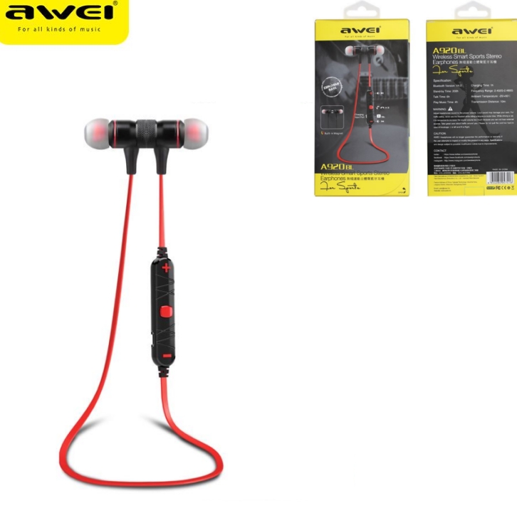 AWEI A920BL Cuffie Sport Wireless Nero