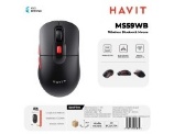 [MS59WB-BK] HAVIT Wireless BLUTOOTH 5.0 mouse DPI REGOLABILI 800-1200-1600 PESO 55G
