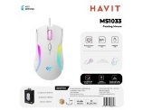 [MS1033] HAVIT GAMING MOUSE DPI FINO 8000 CON RGB E 9 TASTI MACRO PROGRAMMING