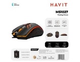 [MS1027] HAVIT GAMING MOUSE DPI SWITCH 1200-1800-2400-3600 E LUCE RESPIRO