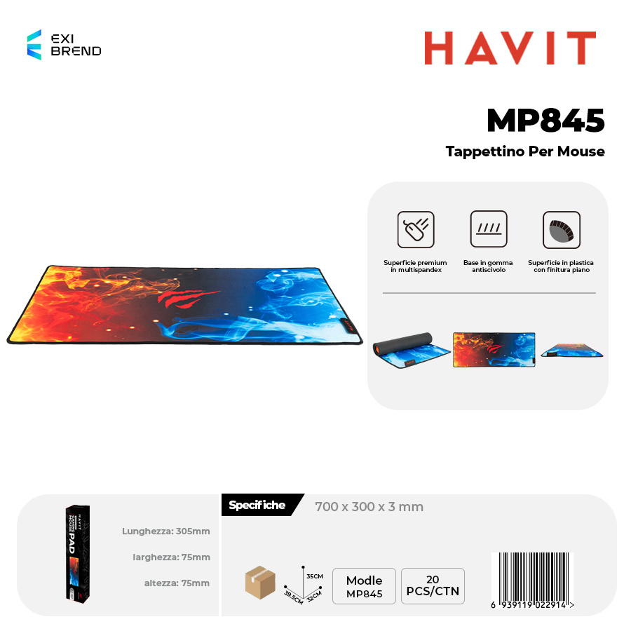 HAVIT MP845 Tappettino per Mouse