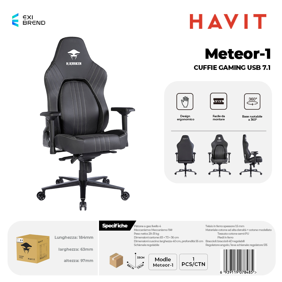 HAVIT Meteor-1 Sedia Gaming