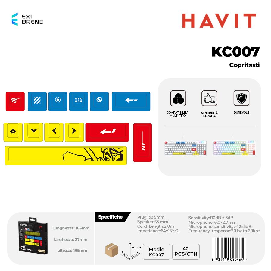 HAVIT KC007 Copritasti