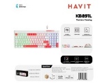 [KB891L] HAVIT TASTIERA GAMING COMPATTA 100 TASTI ANTI GHOSTING TYPEC RGB REGOLABILI