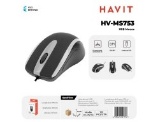 [HV-MS753-WH] HAVIT USB mouse DESIGN ERGONOMICO