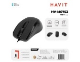 [HV-MS753-BK] HAVIT USB mouse DESIGN ERGONOMICO