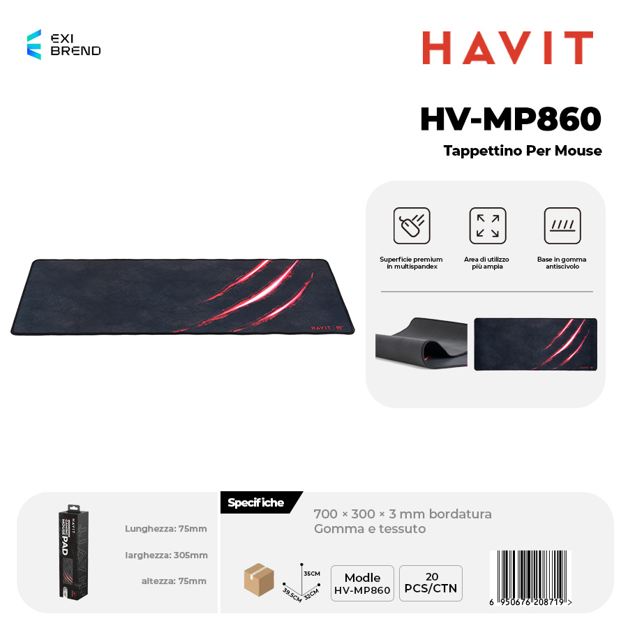HAVIT HV-MP860 Tappettino per Mouse