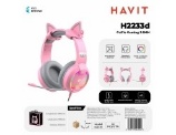 HAVIT CUFFIE GAMING ALTOPARLANTE DA 50MM CON RGB E CONTROLLO VOLUME