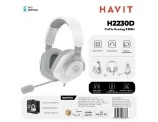 HAVIT CUFFIE GAMING ALTOPARLANTE DA 50MM CON PULSANTE MUTO E CONTROLLO VOLUME