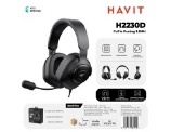 HAVIT CUFFIE GAMING ALTOPARLANTE DA 50MM CON PULSANTE MUTO E CONTROLLO VOLUME