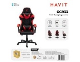 HAVIT SEDIA DA GAMING NERO+ROSSO