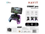 HAVIT JOYSTICK TRASPARENTE BLUETOOTH CON RGB E VIBRAZIONE