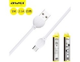 AWEI CAVO USB TO MICRO USB BIANCO