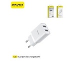 [C15-EUWH] AWEI CARICATORE 10 W CON 2 OUTPUT USB