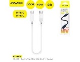 AWEI DOPPIO TYPE-C CAVO 30cm