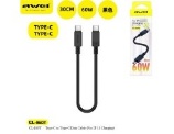 AWEI DOPPIO TYPE-C CAVO 30cm