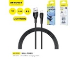 AWEI CAVO ALTA FLESSIBILE FAST CHARGING LIGHTNING 1M