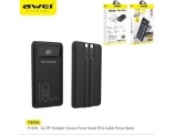 AWEI POWERBANK MOBILEA RICARICA RAPIDA DA 22.5W CON CAVO
INTEGRATO