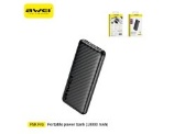 AWEI POWER BANK USB IN POLIMERO BIANCO 10000MAH NERO