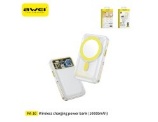AWEI POWER BANK WIRELESS +USB  10000MAH CON SUPPORTO