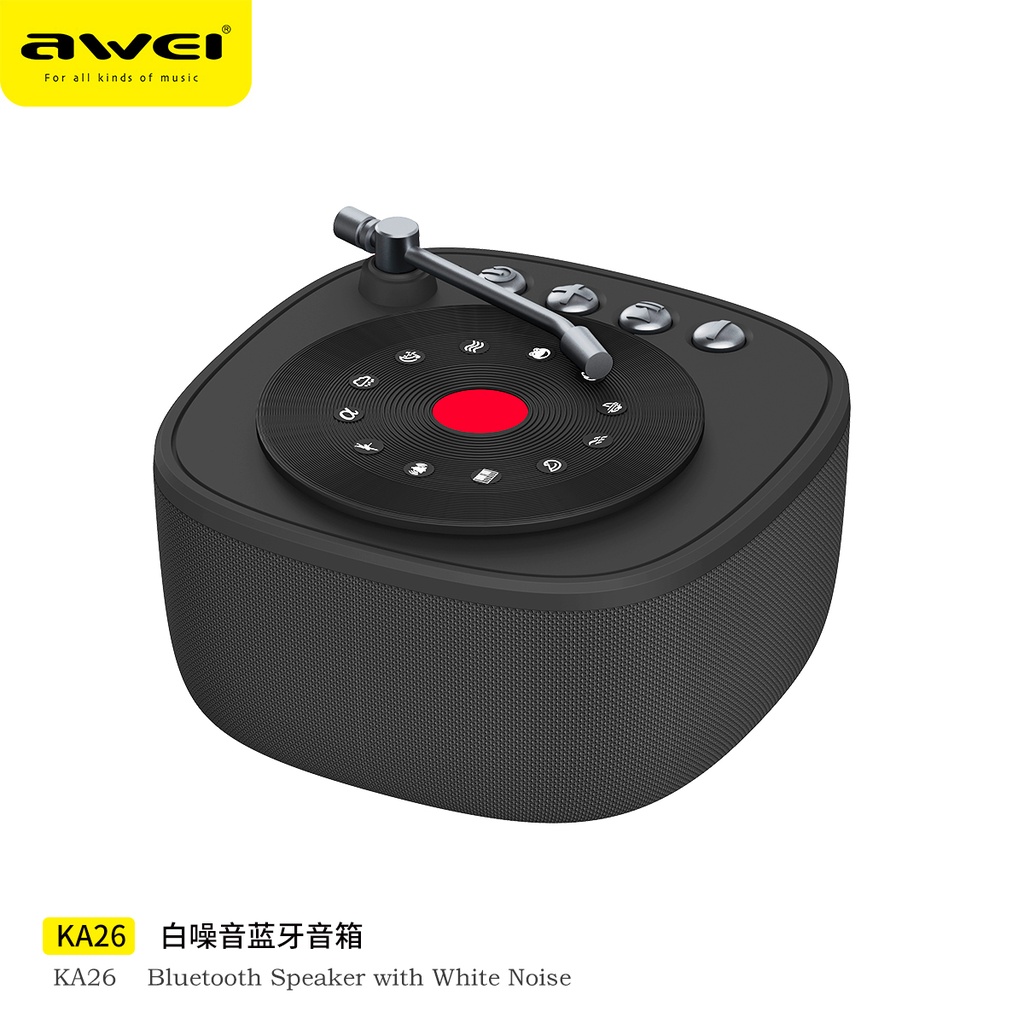 AWEI KA26 Speaker Bluetooth Bianco Noise Cancelling