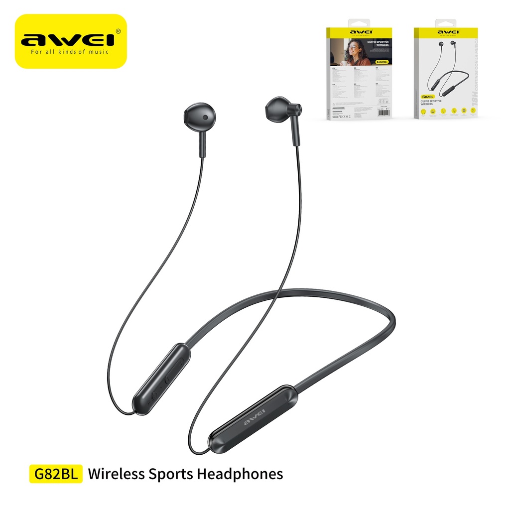 AWEI G82BL Auricolari Wireless Sportive