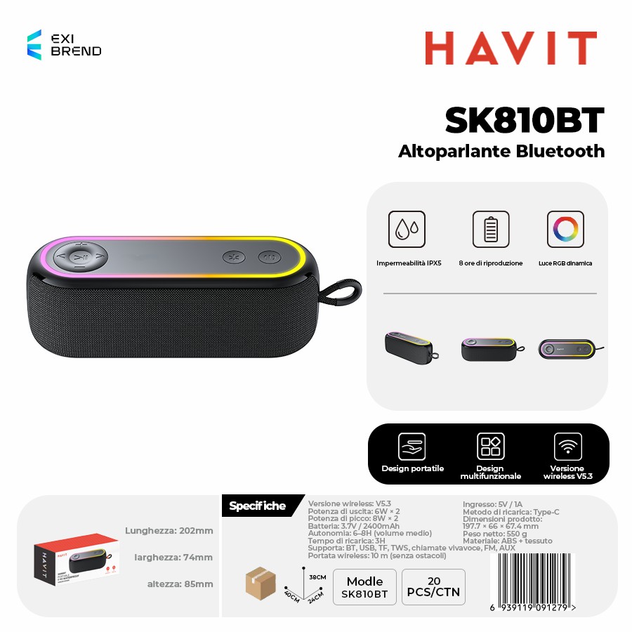 HAVIT SK810BT Speaker Bluetooth