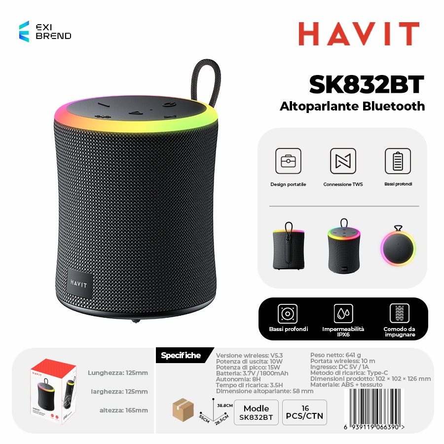 HAVIT SK832BT Speaker Bluetooth