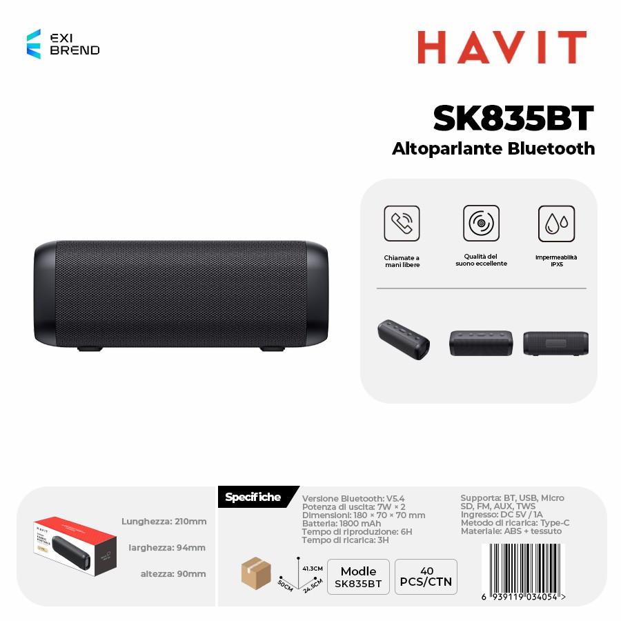HAVIT SK835BT Speaker Bluetooth