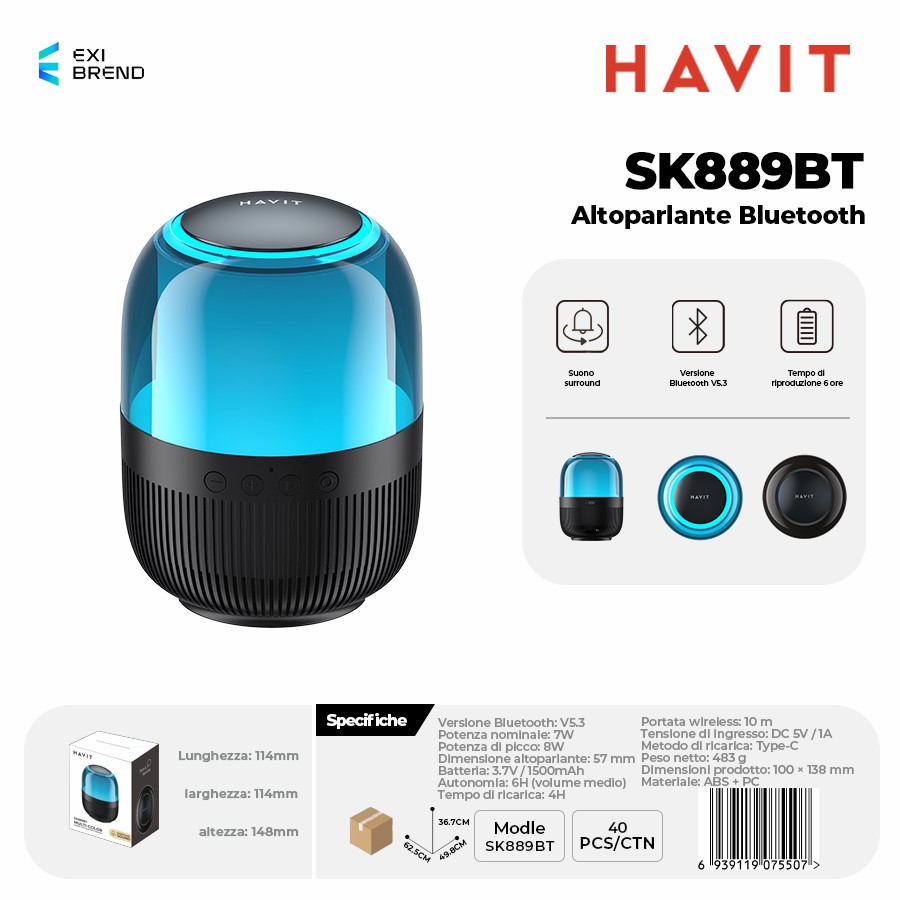 HAVIT SK889BT Speaker Bluetooth