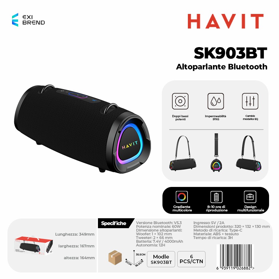 [SK903BT] HAVIT SK903BT Speaker Bluetooth