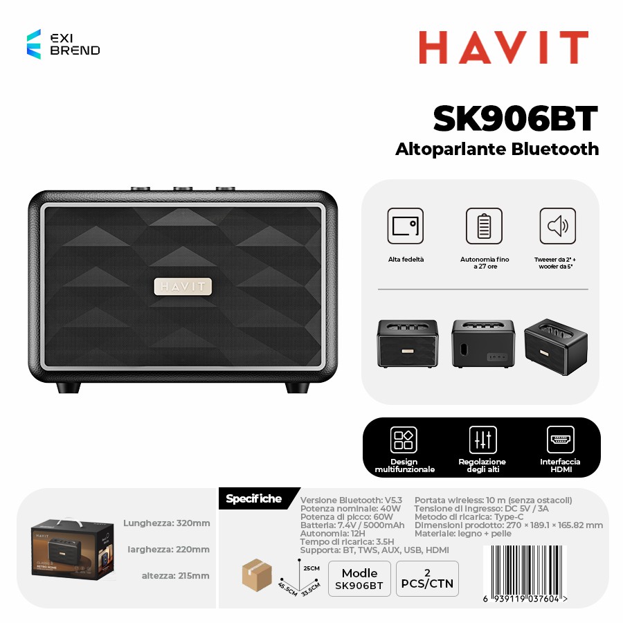 HAVIT SK906BT Speaker Bluetooth