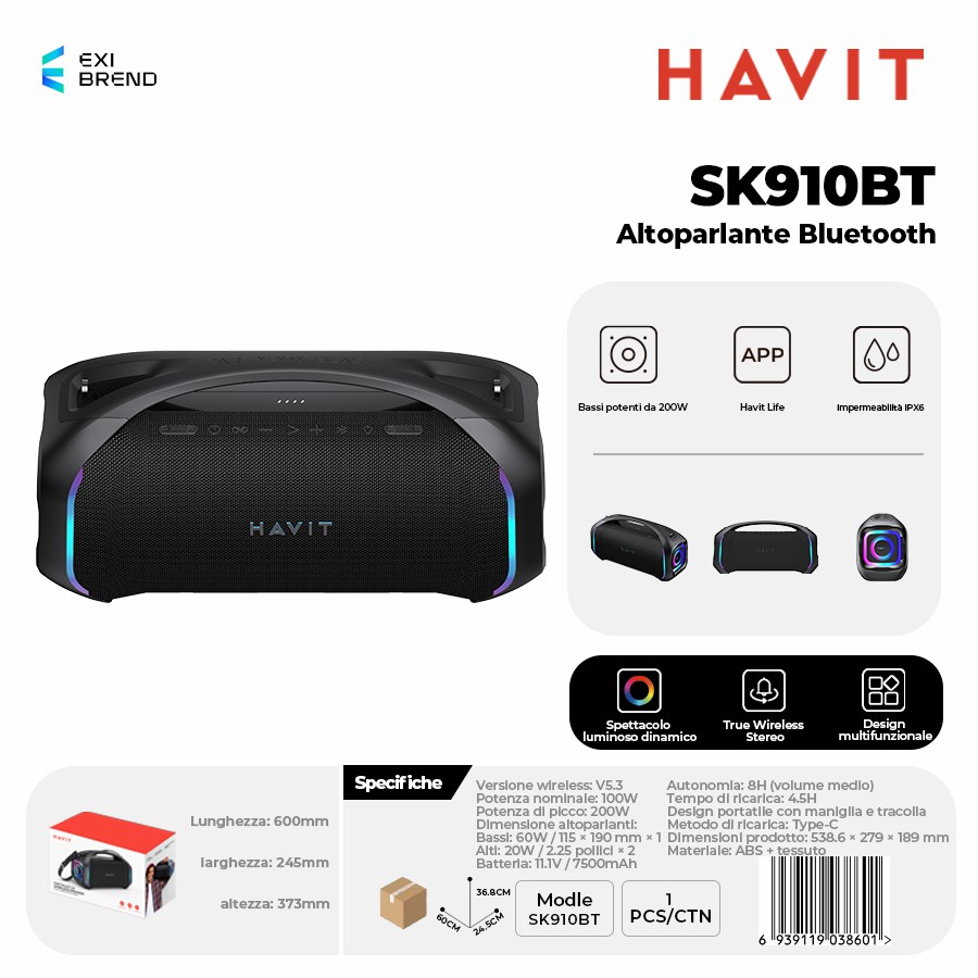 HAVIT SK910BT Speaker Bluetooth