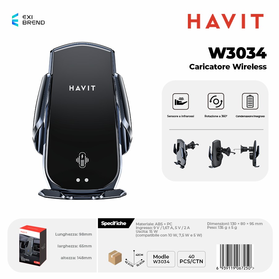 HAVIT W3034 Caricatore Wireless