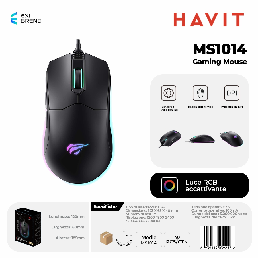 HAVIT MS1014 Mouse Gaming