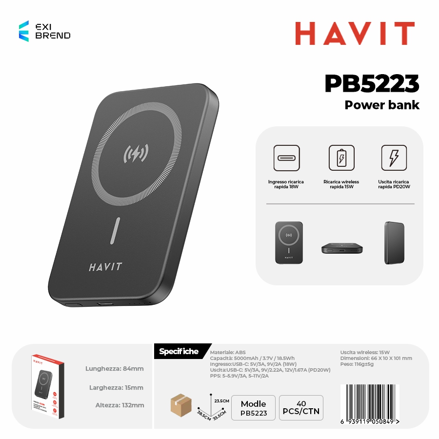 HAVIT PB5223 Power Bank