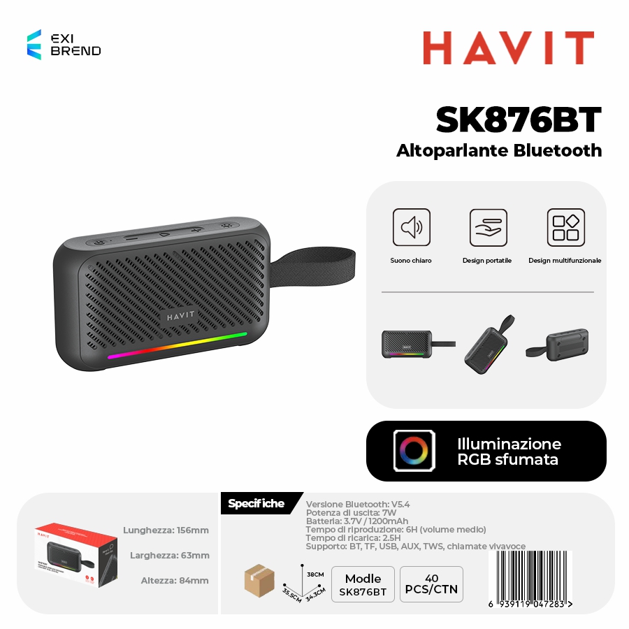 HAVIT SK876BT Speaker Bluetooth