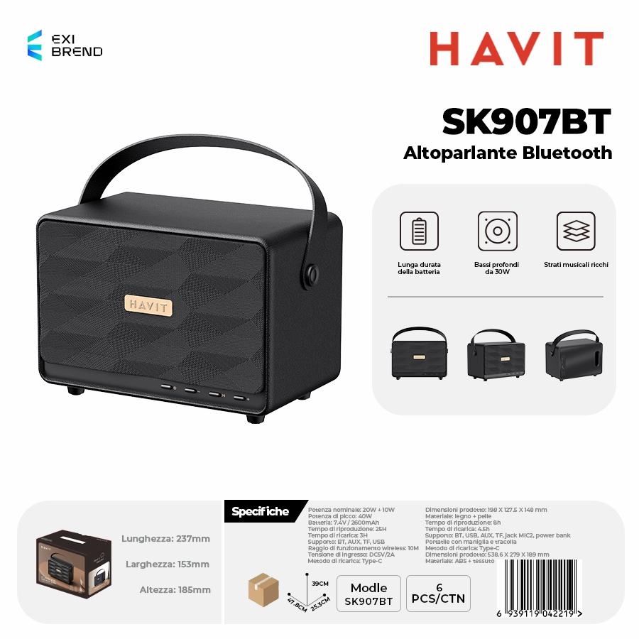 HAVIT SK907BT Speaker Bluetooth