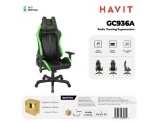 HAVIT SEDIA DA GAMING NERO+VERDE