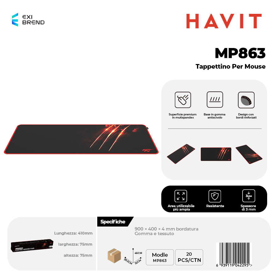 HAVIT MP863 Tappettino per Mouse