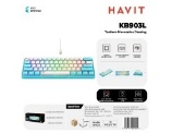 [KB903L-BW] HAVIT TASTIERA MECCANICA GAMING RGB REGOLABILI WHITE SWITCH