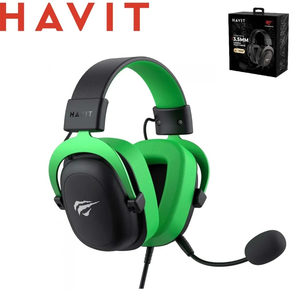 HAVIT H2002D-BG Cuffie Gaming Altoparlante da 53 mm con Attacco 3,5 mm