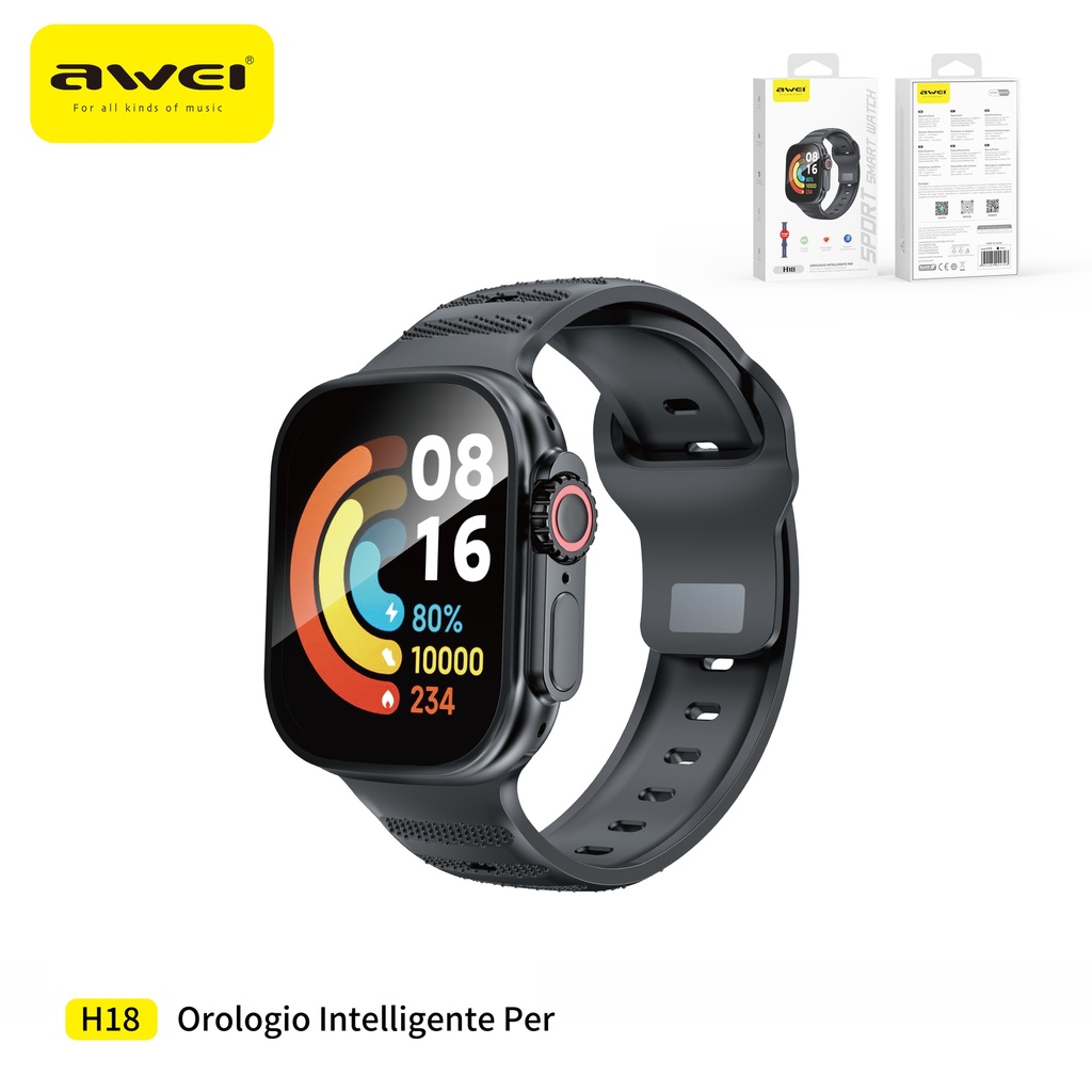AWEI H18 Orologio Smart con Chiamate