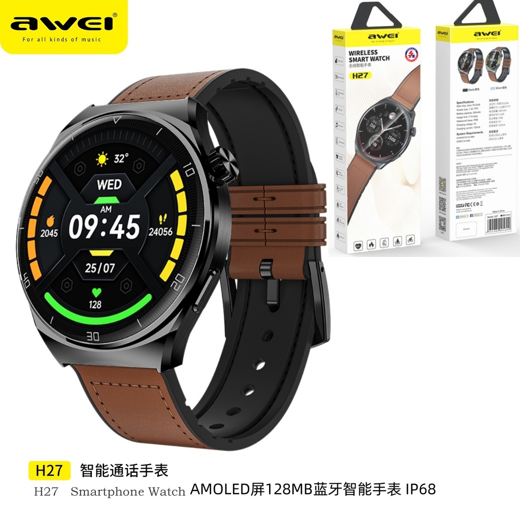 AWEI H27 Orologio Smart con Chiamate