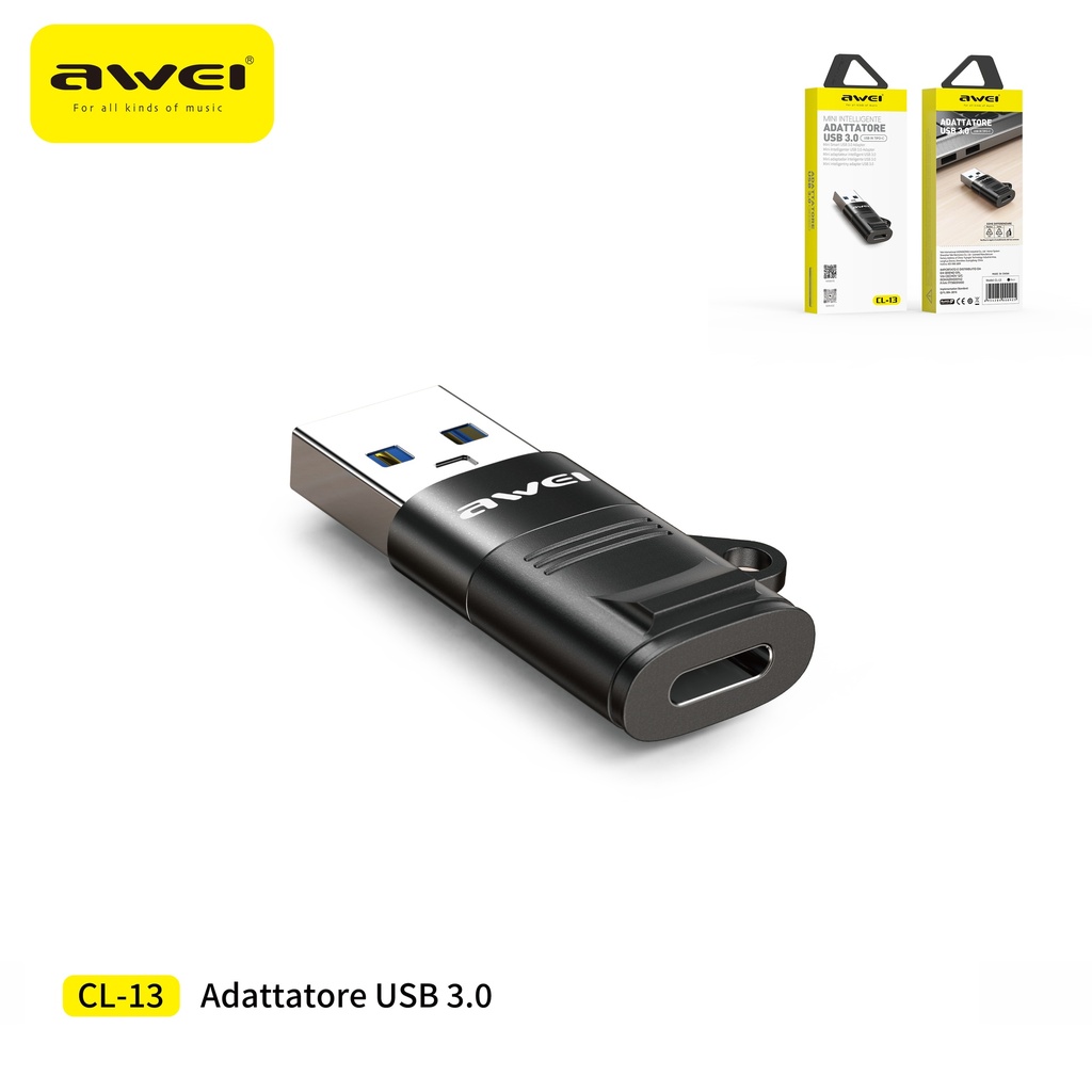 AWEI CL-13 Adattatore USB a Type-C