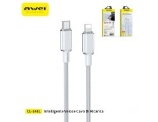 AWEI CAVO FAST CHARGE TYPE-C TO LIGHTNING  TRECCIATO 30W 1M