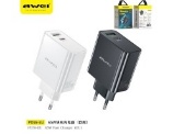 AWEI 65w caricatore con output usb e type-c